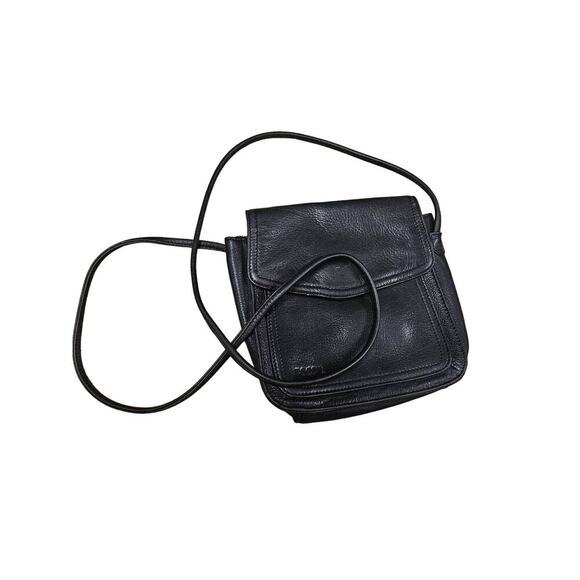 Fossil Handbags - Fossil Black Smaller Pebble-Grain Leather Crossbody